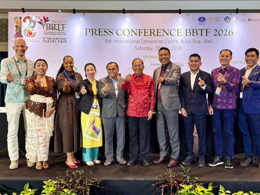 Gubernur Bali Wayan Koster menghadiri penutupan BBTF 2026 di Hotel Westin Nusa Dua, Badung, Bali, Sabtu (30/5/2026). (foto/sukadana)