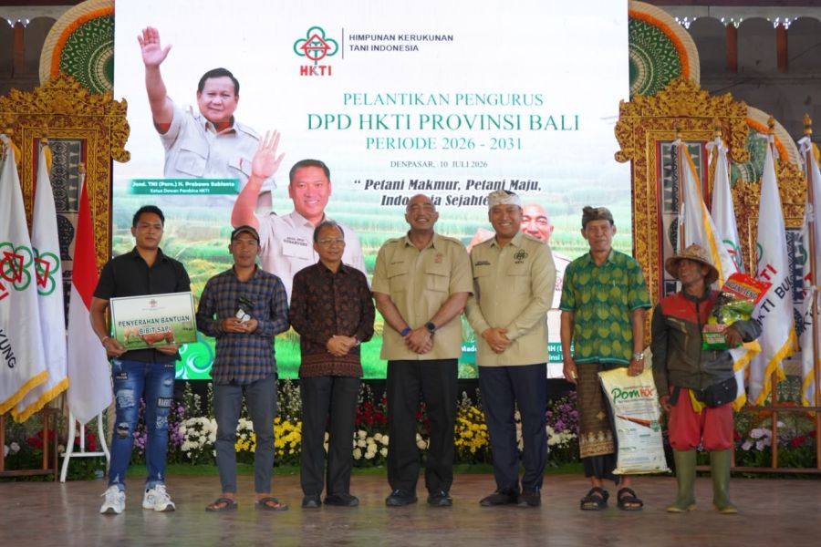 podiumnews.com-Gubernur Bali Minta HKTI Dukung Percepatan Capaian Kedaulatan Pangan