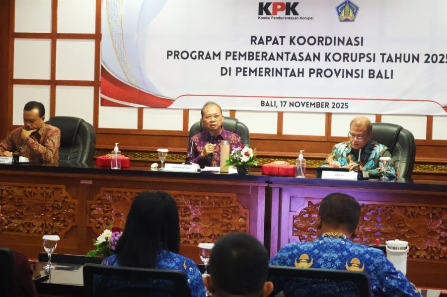 podiumnews.com-Gubernur Bali Sebut Telah Terapkan Sistem Pencegahan Korupsi di Pemprov