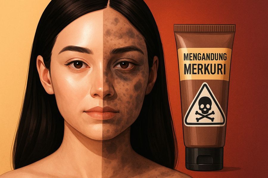Kulit mulus sekejap, risiko jangka panjang mengintai diam-diam di balik kandungan berbahaya. (podiumnews)
