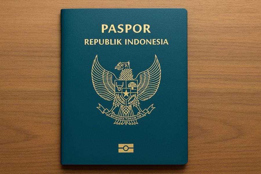 Ilustrasi paspor Indonesia untuk menggambarkan layanan keimigrasian yang diperkuat. (podiumnews)