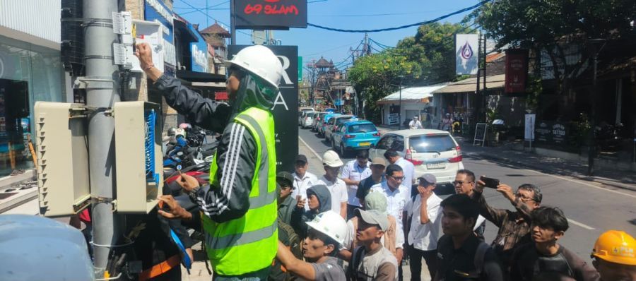 podiumnews.com-Implementasi SJUT-IPT, Kabel Telekomunikasi Sanur Segera Dipindah ke Bawah Tanah