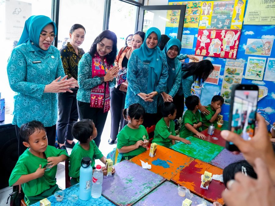 Ketua TP. PKK sekaligus Bunda PAUD Kabupaten Badung, Nyonya Rasniathi Adi Arnawa melakukan kunjungan kerja (study tiru) ke Kota Tangerang dan Kota Administrasi Jakarta Pusat, Rabu (6/5/2026). (foto/adi)