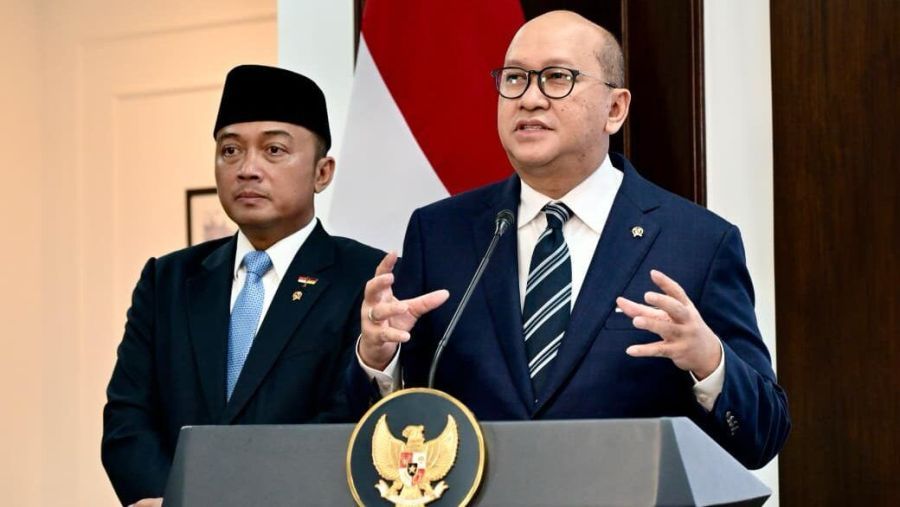 Keterangan Pers Menteri Investasi dan Hilirisasi/Kepala BKPM sekaligus Chief Executive Officer (CEO) Danantara Indonesia Rosan Roeslani di Kompleks Istana Kepresidenan Jakarta, pada Senin (15/6/2026). (Foto: BPMI Setpres)