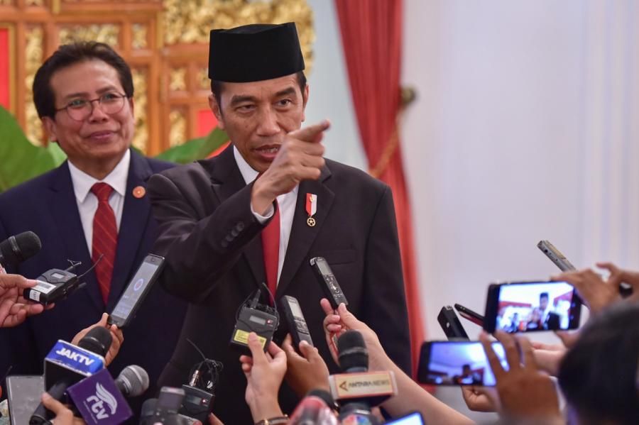 Jokowi Sebut Komposisi Dewas KPK Kombinasi Yang Sangat Baik