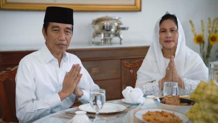 Presiden Jokowi dan Ibu Negara Ucapkan Selamat Idul Fitri