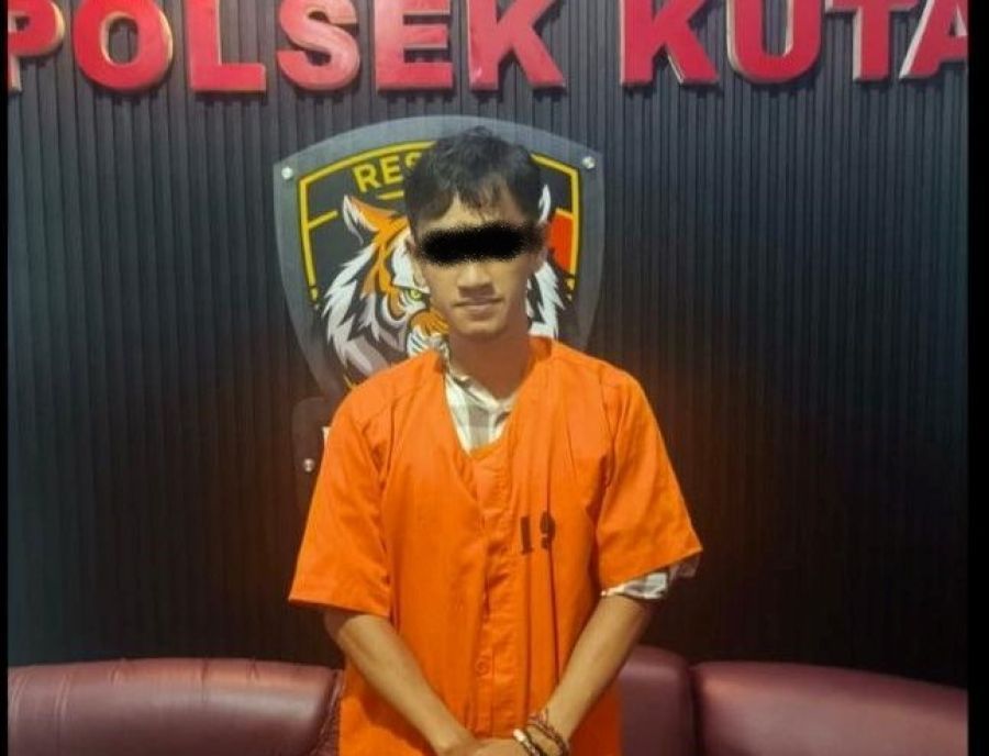 Pria berinisial TAM (30) yang membobol kantor tempat kerjanya sendiri di Yayasan Solefamily Bali, Jalan Merdeka Raya Nomor 8X, Kuta, Badung, Bali, Rabu (30/3/2026) lalu. (foto/hes)