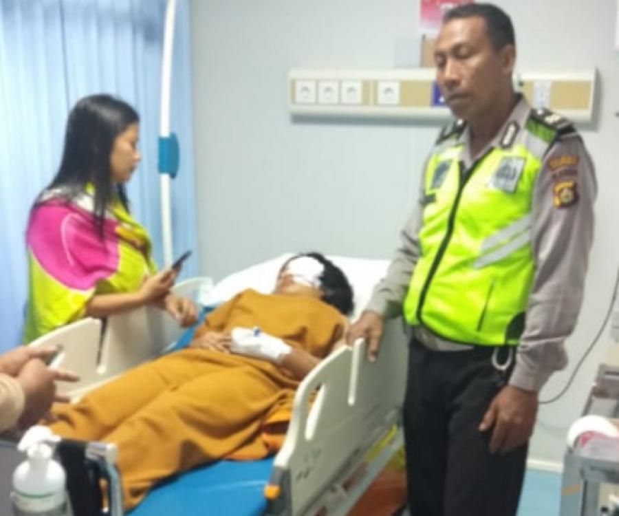 podiumnews.com-Bocah SD Tewas, Kendarai Motor Kecelakaan Beruntun di Sanur
