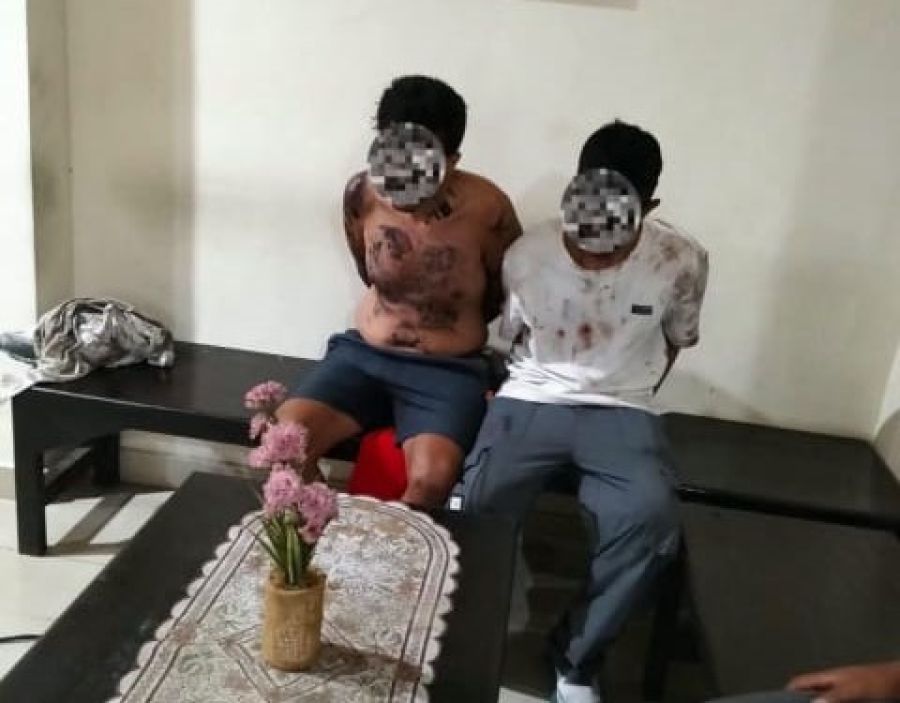  Dua WNA Arab Saudi yang melakukan penusukan di Tempat Hiburan Malam (THM) Club Corazon di Jalan Labuan Said, Desa Pecatu, Kuta Selatan, Badung, Bali, Selasa (27/10/2026). (foto/hes)