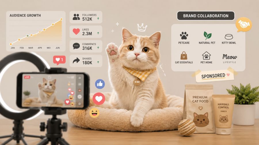 podiumnews.com-Ketika Konten Kucing Menjadi Komoditas Ekonomi Digital