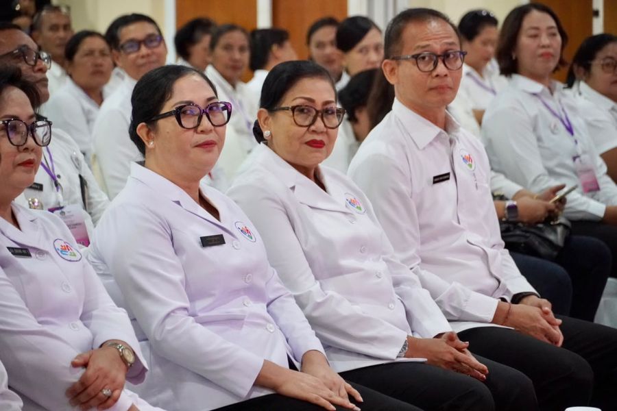 podiumnews.com-Ketua Posyandu Bali Buka Bimtek, Harus Jadi Pilar Pembangunan Masyarakat