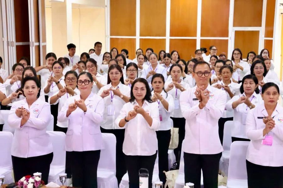 podiumnews.com-Ketua Posyandu Tabanan Hadiri Pembukaan Bina Posyandu, Perkuat Implementasi 6 SPM