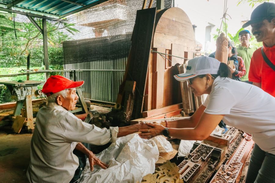 podiumnews.com-Ketua TP PKK Badung Serap Aspirasi Kader Sibanggede