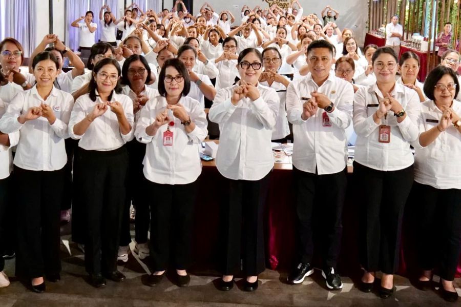podiumnews.com-Ketua TP Posyandu Tabanan Dorong Peningkatan Kapasitas Pengurus