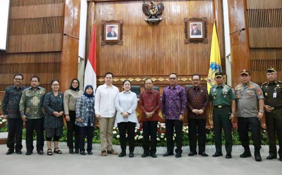 Terima Kunker Ketua DPR RI, Koster Mohon Dukungan RUU Provinsi Bali