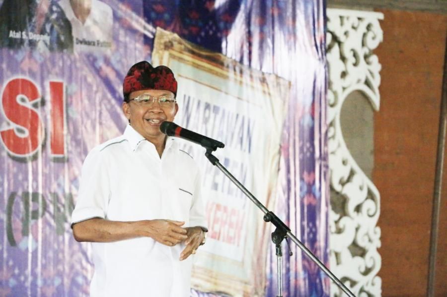 Hadiri Konferensi PWI Bali Koster Dukung Peningkatan Kompetensi Wartawan