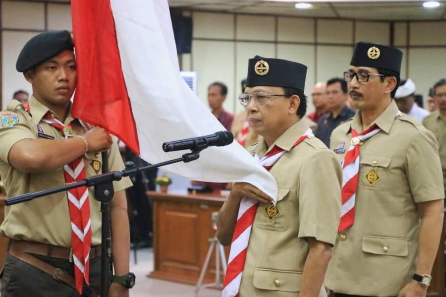 podiumnews.com-Dikukuhkan Sebagai Mabida Kwarda Bali, Koster Puji Peranan Gerakan Pramuka