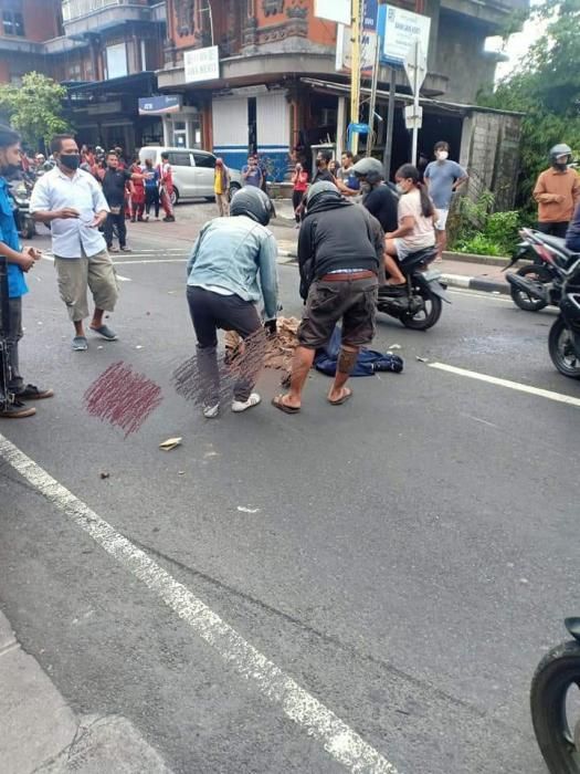 podiumnews.com-Laka Lantas Tewaskan Pengendara Motor di Dalung