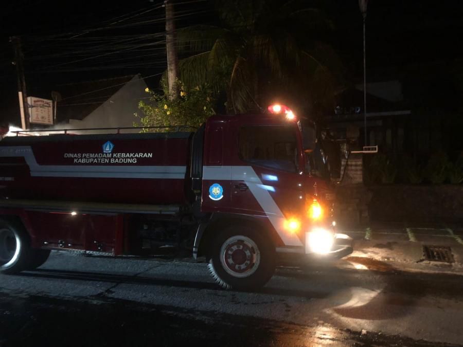 podiumnews.com-Gudang Arsip Kantor LPD Kerobokan Ludes Dilalap Api