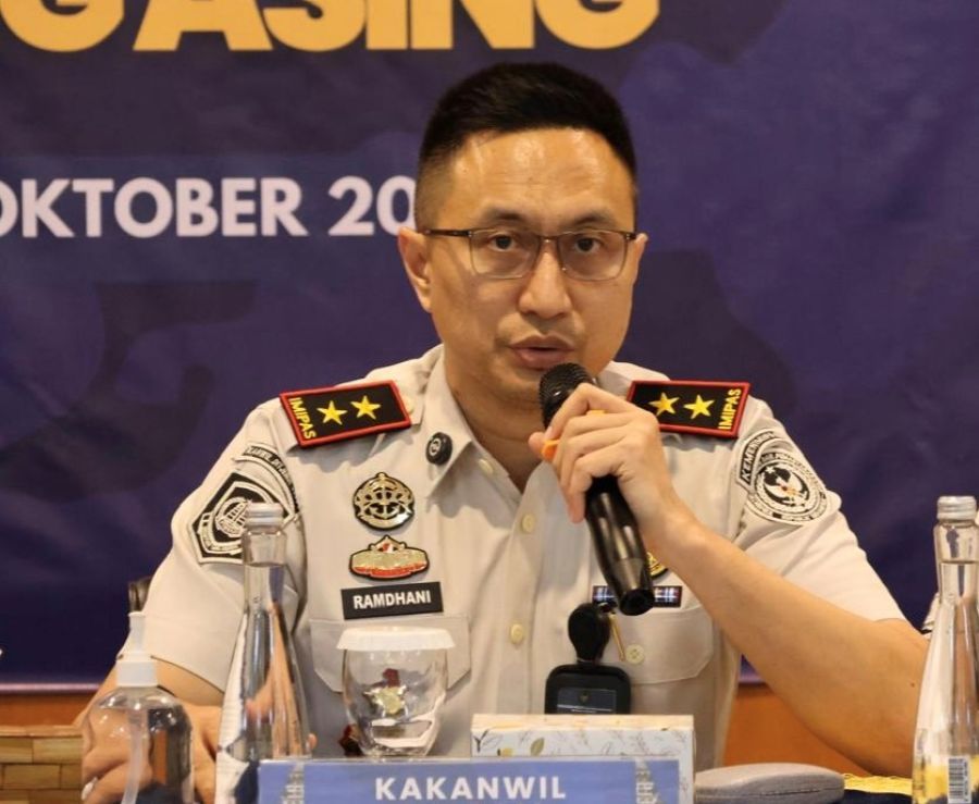 Kepala Kantor Wilayah Ditjen Imigrasi Bali, Ramdhani. (foto/hes)