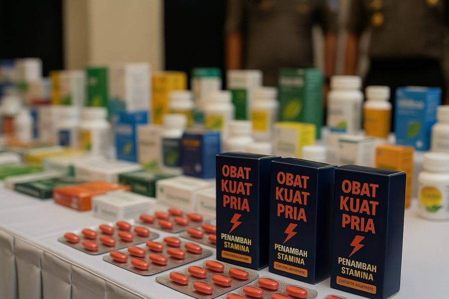 Ilustrasi obat ilegal. (podiumnews)
