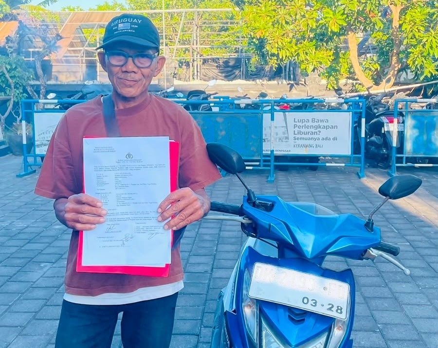 podiumnews.com-Motor Curian Ditemukan di Pantai Lembeng, Malingnya Belum Ketemu