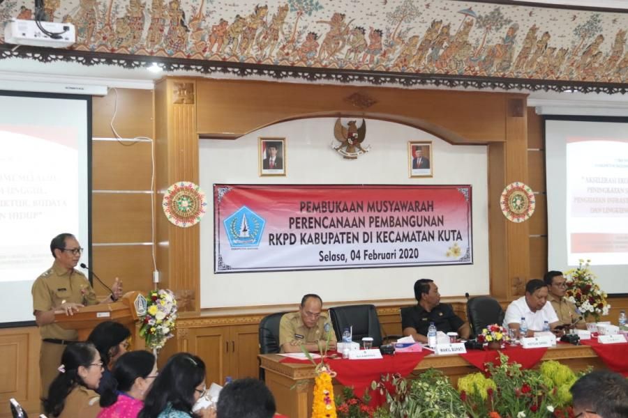podiumnews.com-Musrenbang RKPD Kuta 2020, 484 Usulan dengan Anggaran Rp. 777 M Lebih