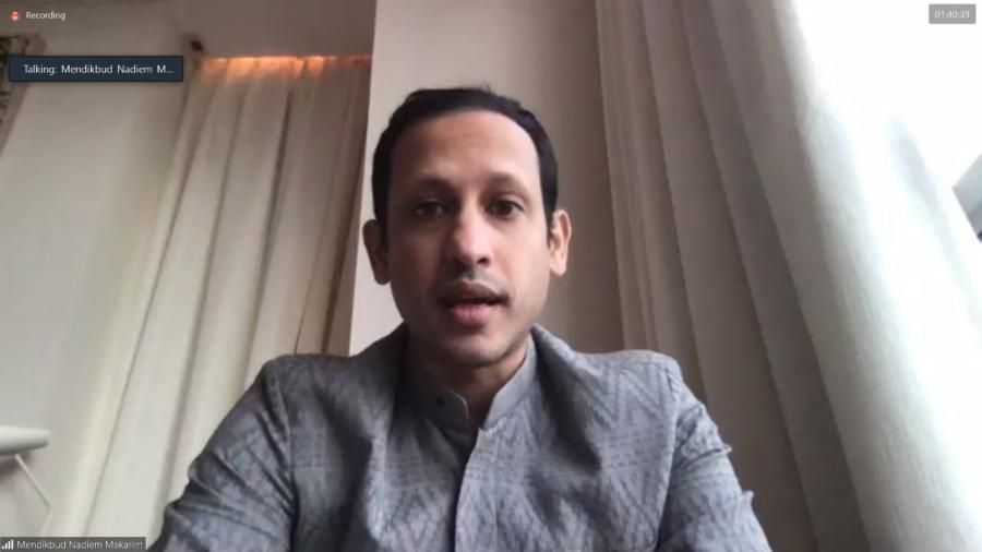 podiumnews.com-Nadiem Makarim Sebut Pendidikan Jarak Jauh Bisa Permanen