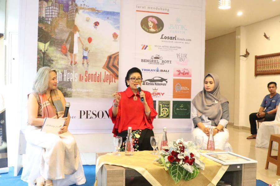 podiumnews.com-Ny Putri Koster Ajak Bangkitkan Budaya Literasi di Pulau Dewata