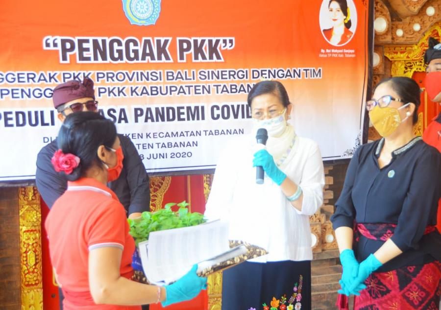 podiumnews.com-Ny Putri Koster Ingatkan Pentingnya Disiplin Protokol Kesehatan 