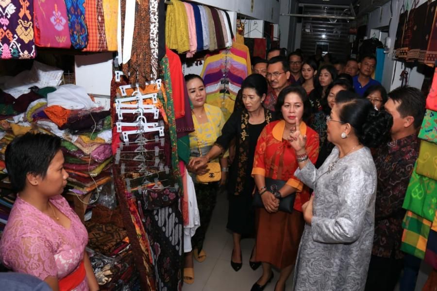 Ny Putri Koster Harap Pasar Seni Semarapura Blok A Jadi Ikon Klungkung
