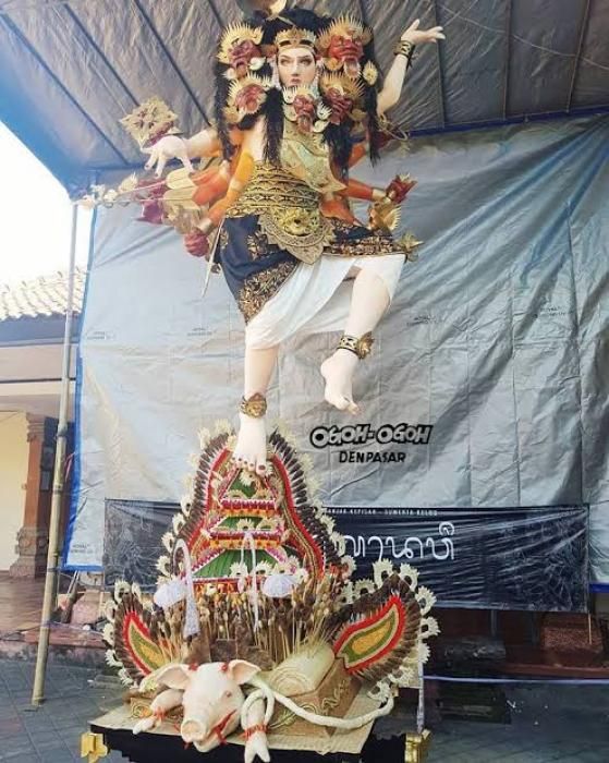 podiumnews.com-Jelang Penilaian, Ogoh-ogoh Banjar Batanyuh Raib Dicuri