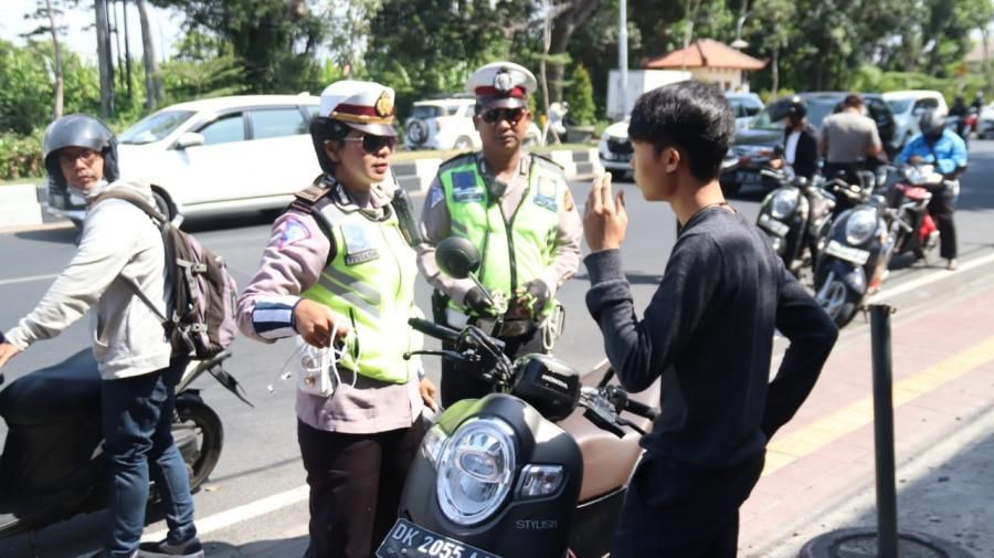 H+5 Oprasi Zebra Agung 2019, Denpasar Terpantau Tinggi Pelanggar