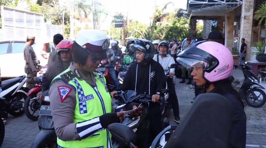 podiumnews.com-Operasi Zebra 2019, Polres Denpasar Tilang Total 3.071 Pelanggar