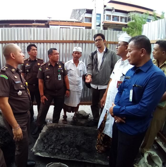 TP4D Kejari Denpasar Cek Pembangunan Pasar Badung