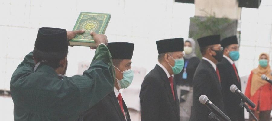 podiumnews.com-KPK Lantik Empat Pejabat Eselon 1 dan 2