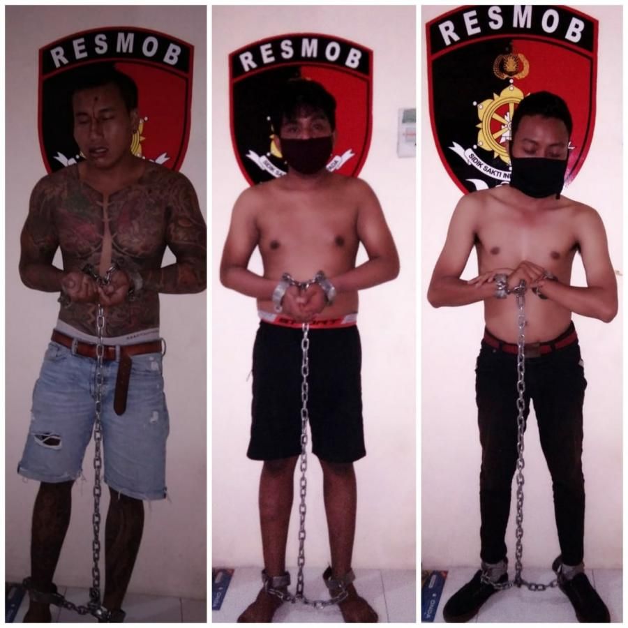 podiumnews.com-Tiga Komplotan Pembobol ATM Dibekuk Tim Resmob Polda Bali