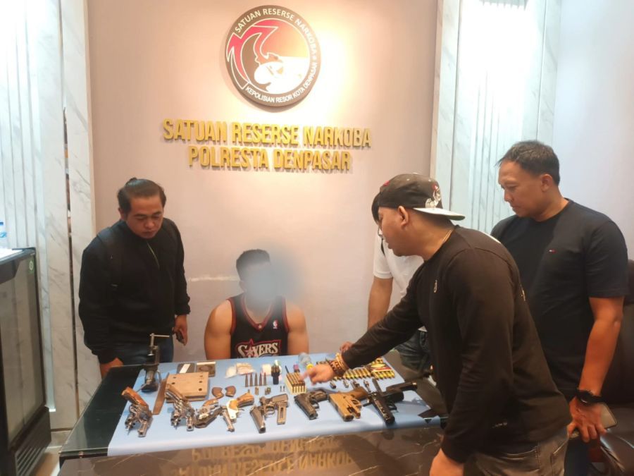 podiumnews.com-Pemilik Narkoba dan Senpi di Denpasar Ternyata Pelatih MMA