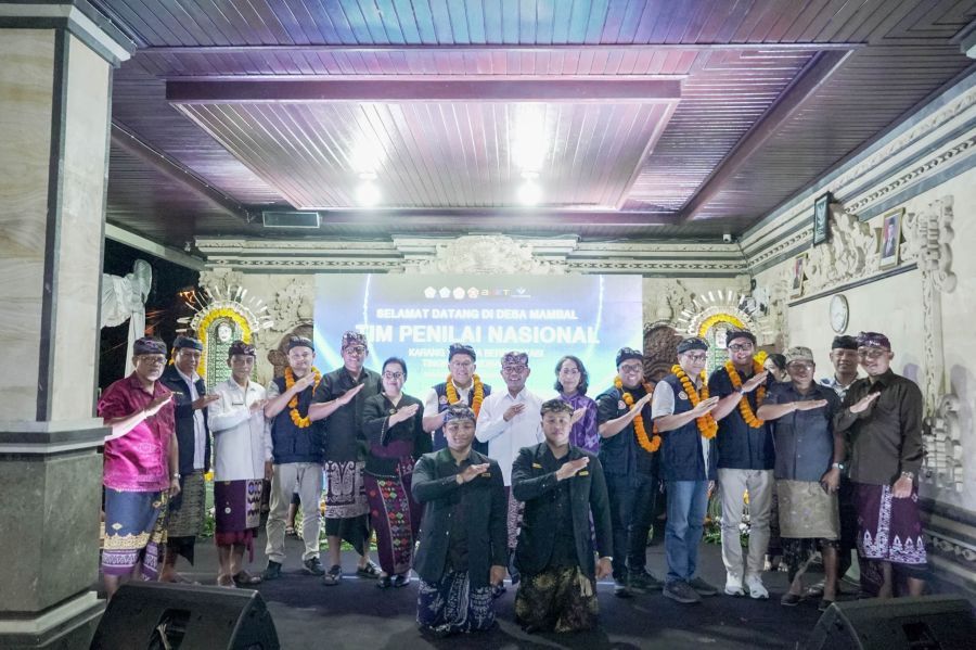podiumnews.com-Pemkab Badung Dampingi Tim Pusat Nilai Karang Taruna Dharma Santosa Mambal