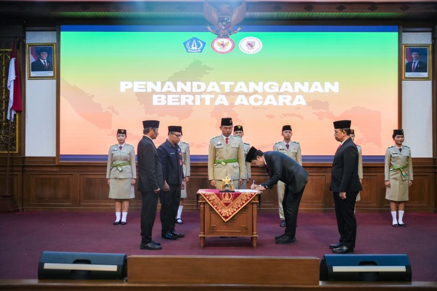 podiumnews.com-Pemkab Badung Kukuhkan Pelaksana Duta Pancasila 2025–2029