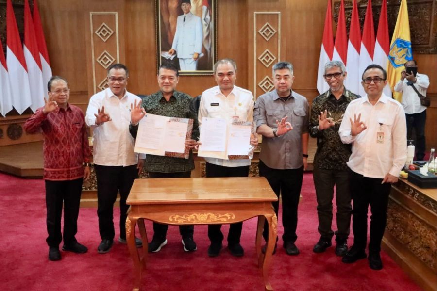 podiumnews.com-Pemkot Denpasar dan Pelindo Teken PKS Pemanfaatan Lahan PSEL