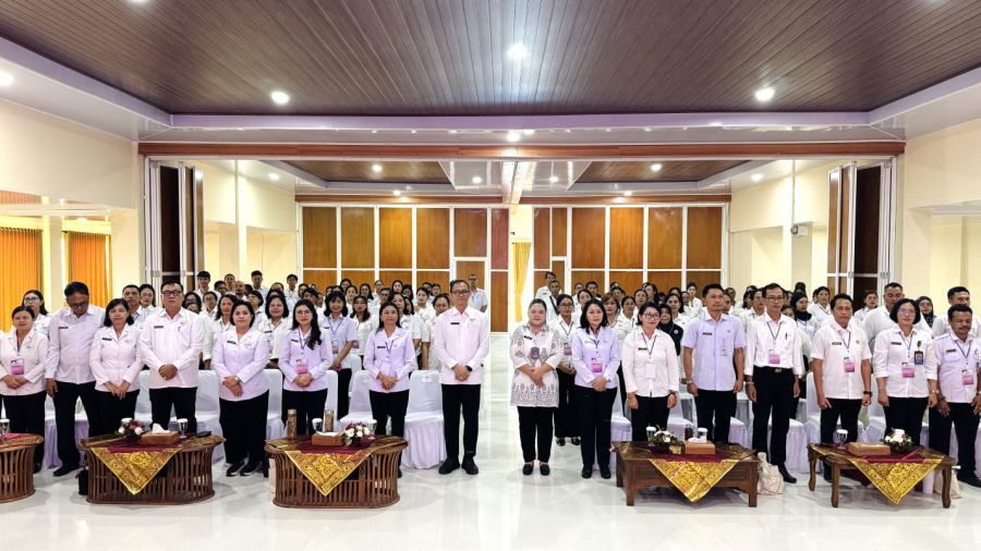 Tim Pembina Posyandu Provinsi Bali mengadakan kegiatan Bina Posyandu Angkatan Ke-7 yang diikuti oleh Tim Pembina dan Pengurus Posyandu Kabupaten/Kecamatan/Kelurahan dan Desa se-Kabupaten Klungkung, di UPTD Bapelkesmas Provinsi Bali Denpasar, Bali, Senin (22/6/2026) lalu. (foto/sukadana)