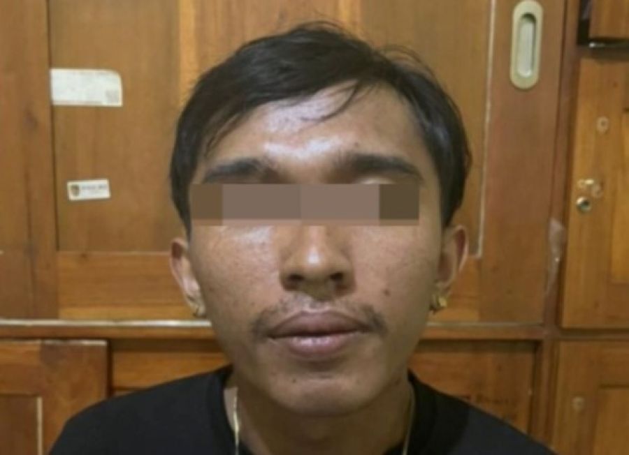 IWPW, pelaku pencurian motor Vespa matic di Mengwi, Badung. (foto/hes)