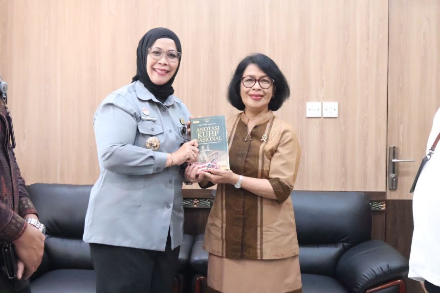Kantor Wilayah Kementerian Hukum Bali memperkuat sinergi dengan Pengadilan Tinggi Denpasar, Bali, Selasa (29/9/2026). (foto/Kanwil Kemenkum Bali)