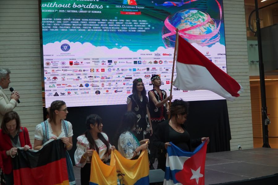podiumnews.com-Pesona Indonesia pada Bazar Amal di Bucharest Rumania