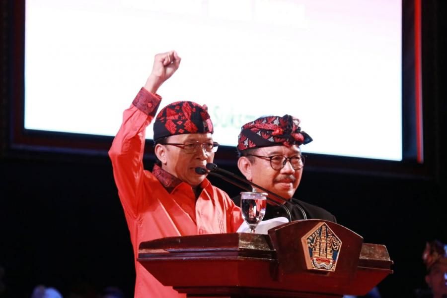 podiumnews.com-Pidato Akhir Tahun, Koster Ungkap Keberhasilan Pembangunan Bali