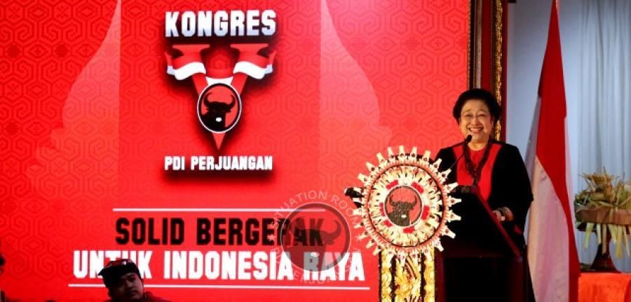 Pidato Pembukaan Kongres V PDI Perjuangan: Solid Bergerak Untuk Indonesia Raya
