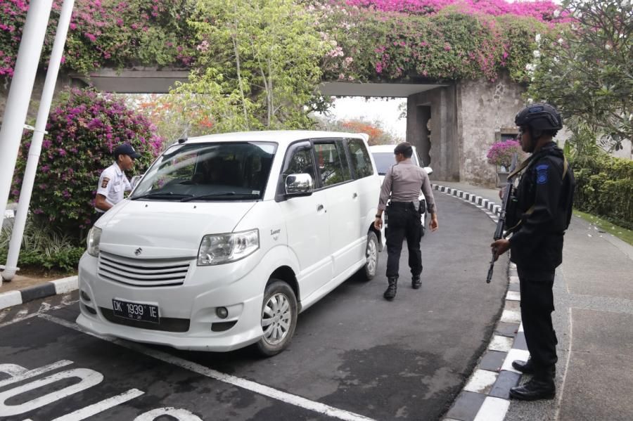 Ratusan Personil Diterjunkan Polda Bali Kawal Pertemuan ICCIS di Nusa Dua