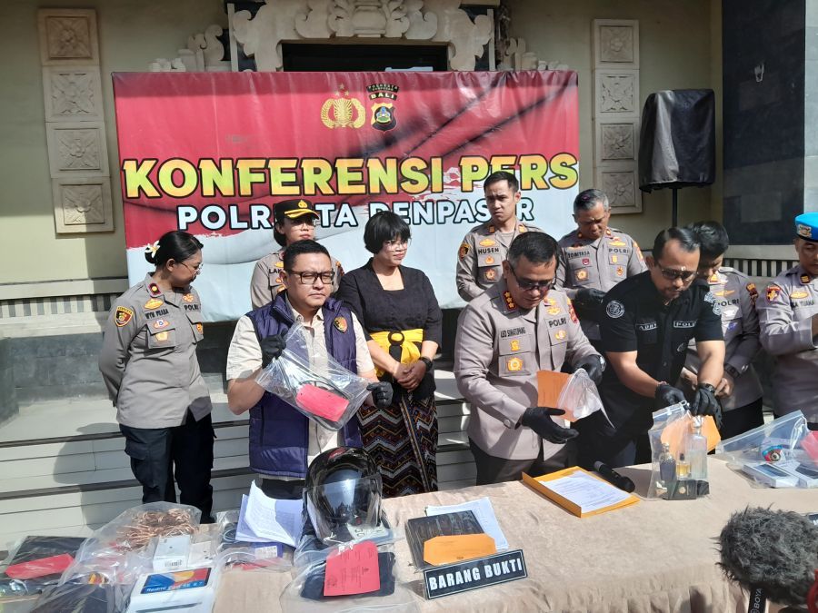 podiumnews.com-Polresta Denpasar Ringkus 37 Pelaku Kriminal Sepanjang Maret-April