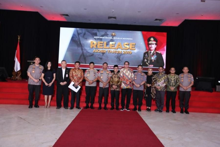 Rilis Akhir Tahun, Polri Selamatkan Uang Negara Rp 454 Miliar